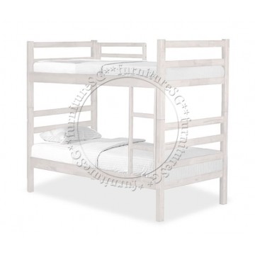 Double Deck Bunk Bed DD1032A (White)